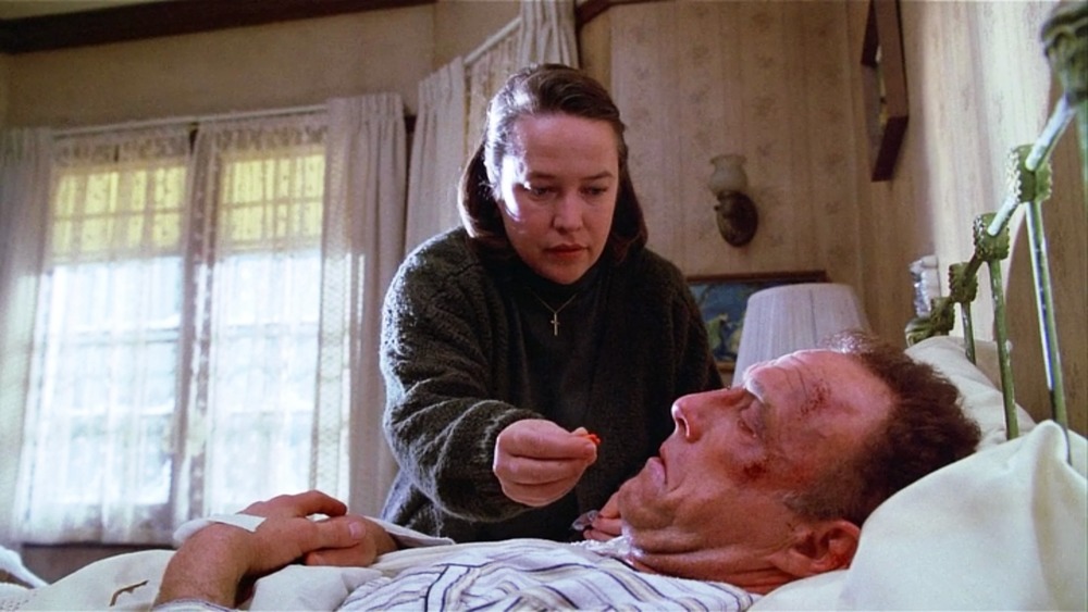 Annie Wilkes and Paul Sheldon in Misery (1990)