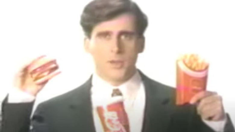 Steve Carell in McDonald's commercial