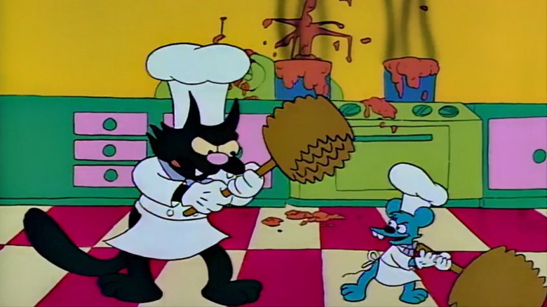 Itchy and Scratchy with mallets