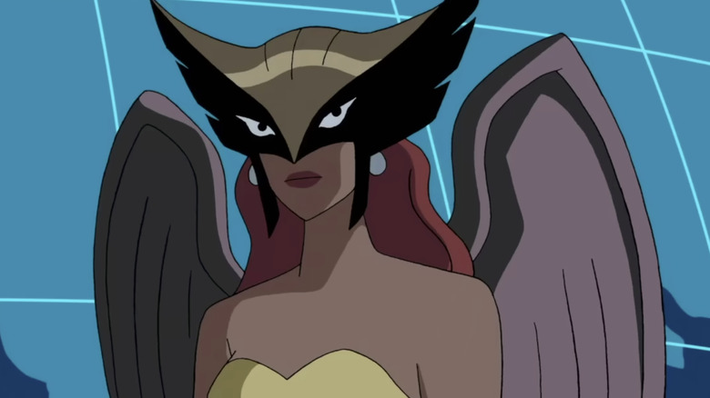 Hawkgirl reveals herself