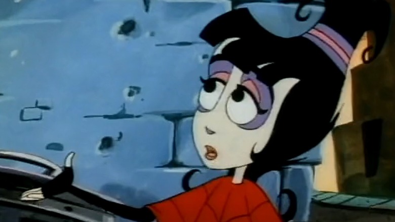 Lydia Deetz gesturing