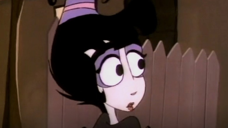 Lydia Deetz looks baffled