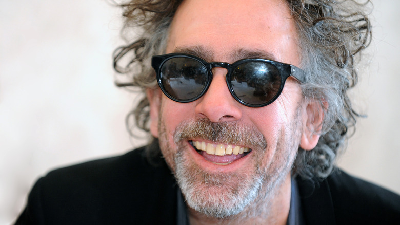 Tim Burton smiling