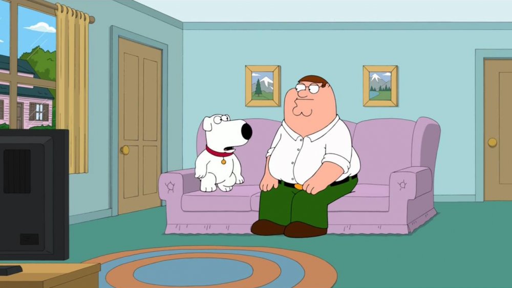 Peter Griffin and Brian Griffin in Family Guy