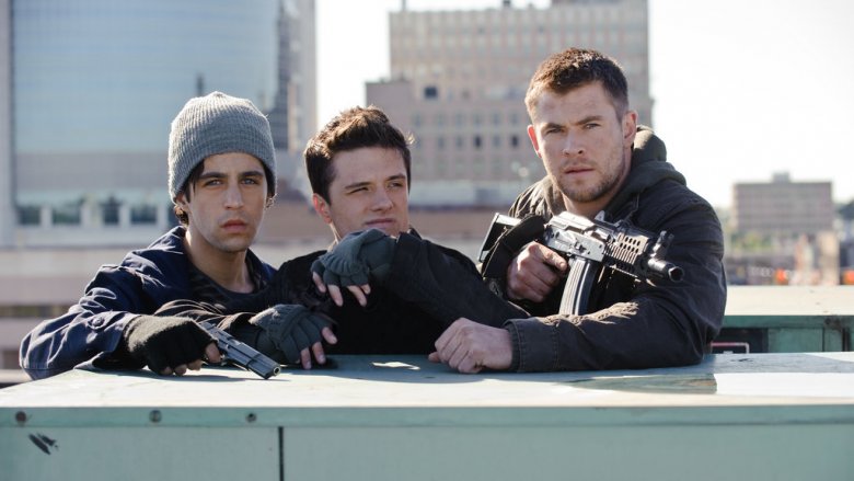 Chris Hemsworth and Josh Hutcherson in Red Dawn