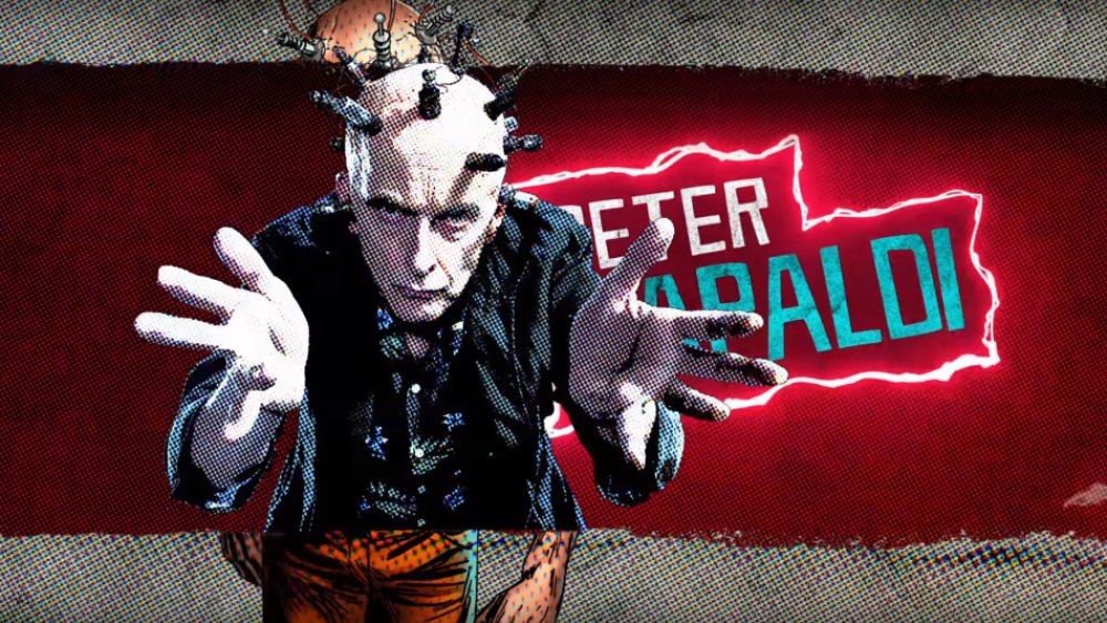 Actor Peter Capaldi The Thinker in The Suicide Squad