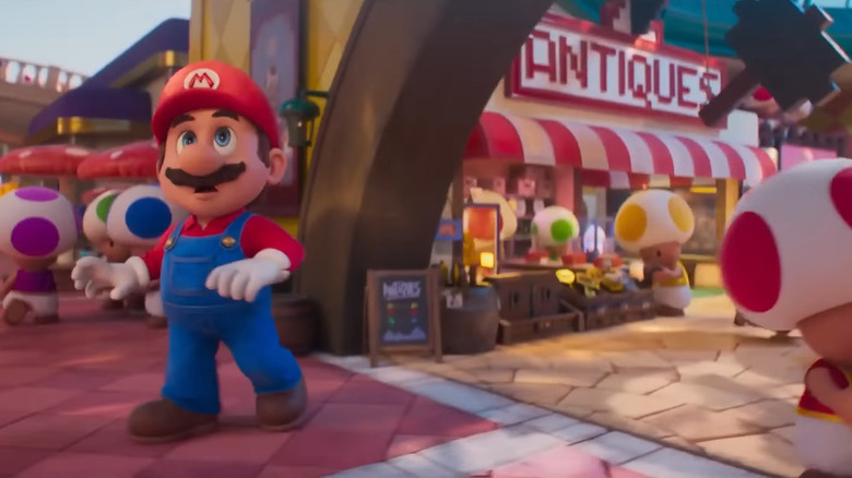 Mario stumbling through the Mushroom Kingdom