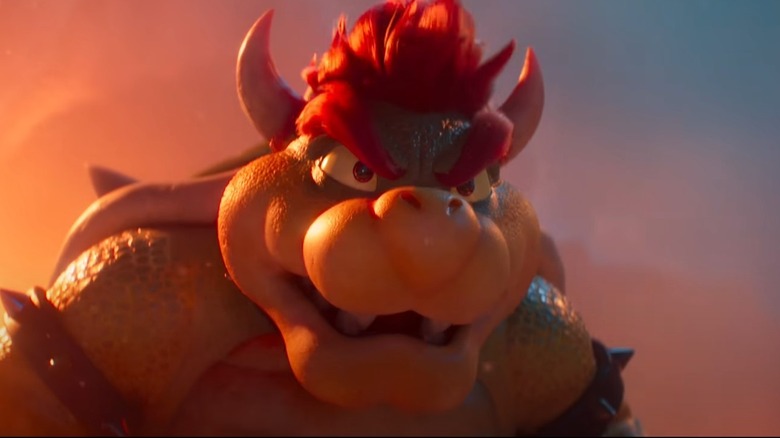 Bowser smiling