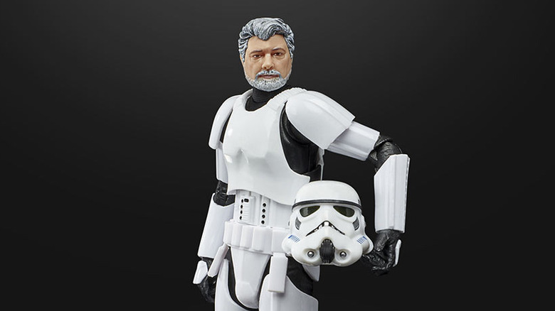 George Lucas (in Stormtrooper disguise) "Star Wars" Black Series action figure