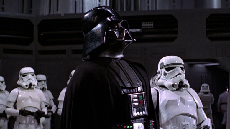 Darth Vader with Stormtroopers