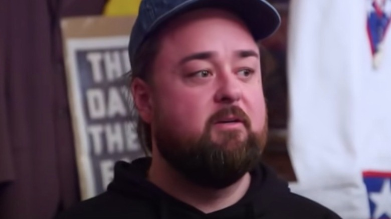 Chumlee wearing a hat and talking