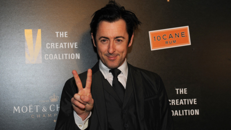 Actor Alan Cumming arrives at the Creative Coalition dinner on behalf of the presidential inauguration on January 19, 2009, in Washington