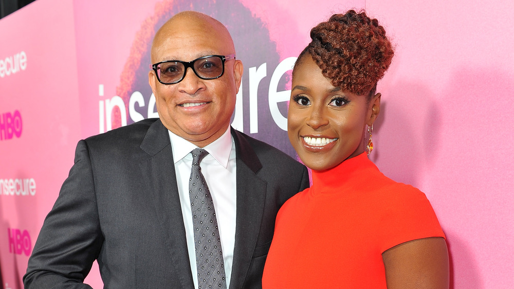 Issa Rae with Larry Wilmore 