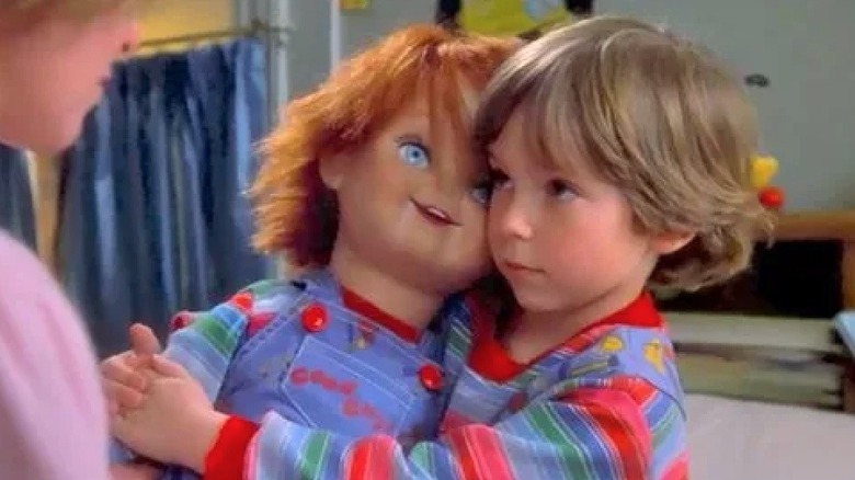 Andy hugging Chucky