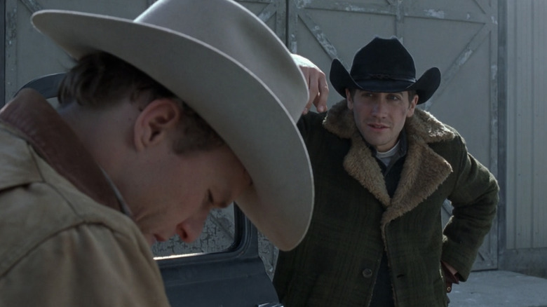 Jake Gyllenhaal and Heath Ledger in Brokeback Mountain