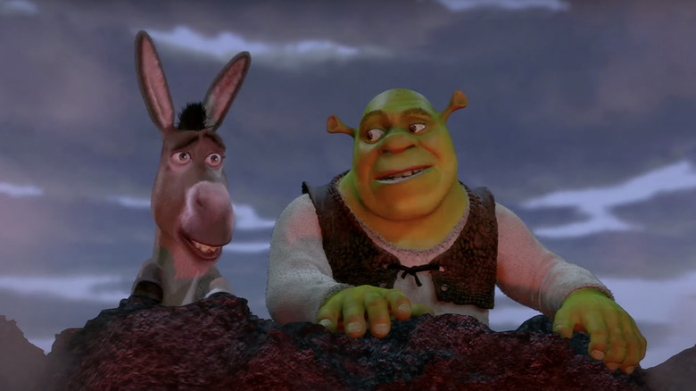 Shrek and Donkey nervous