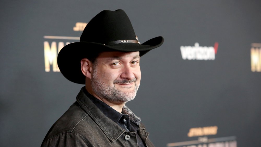 Executive producer/director Dave Filoni arrives at the premiere of "The Mandalorian," in Hollywood, Calif. on November 13, 2019.