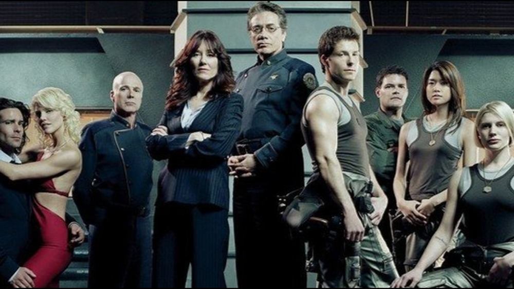 The cast of Battlestar Galactica