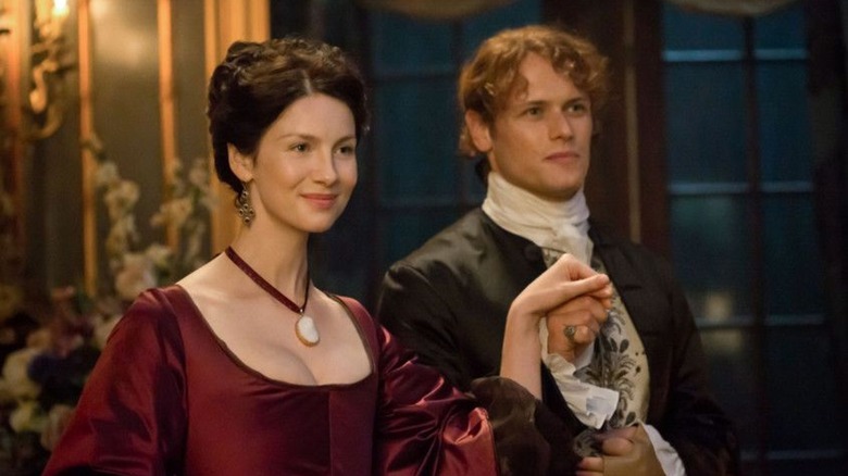 Outlander's Caitriona Balfe and Sam Heughan