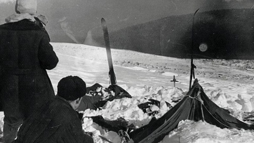 Dyatlov Pass site monochrome