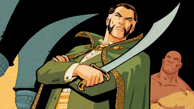 Ra's al Ghul holding sword