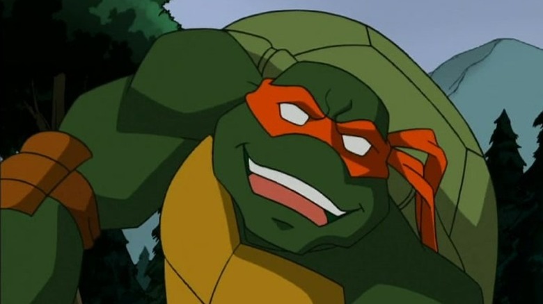 Michelangelo smiling Teenage Mutant Ninja Turtles