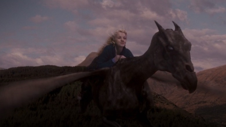 Luna riding thestral