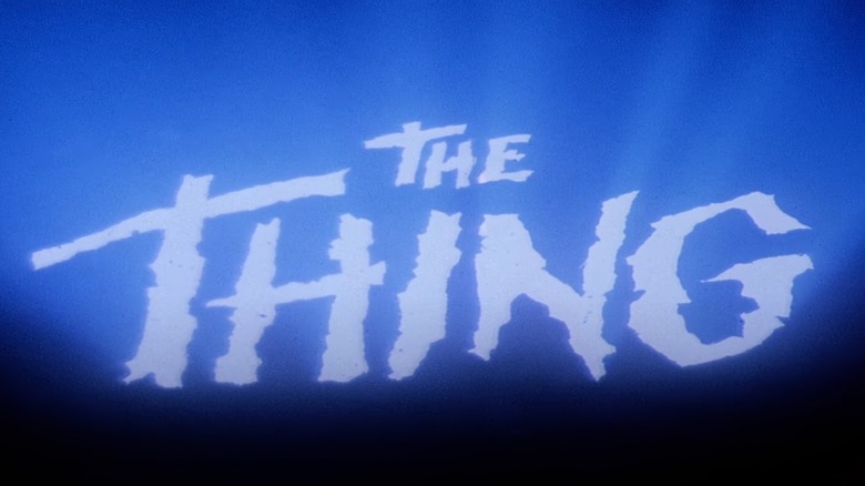 The Thing title card