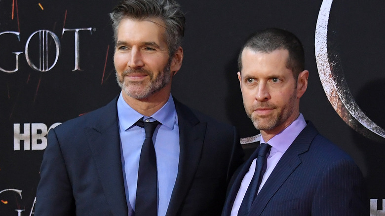 David Benioff and D.B. Weiss posing