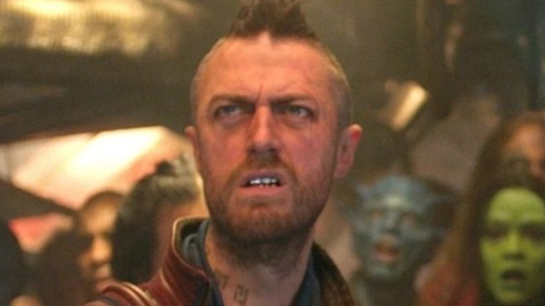 Kraglin grimacing on ship