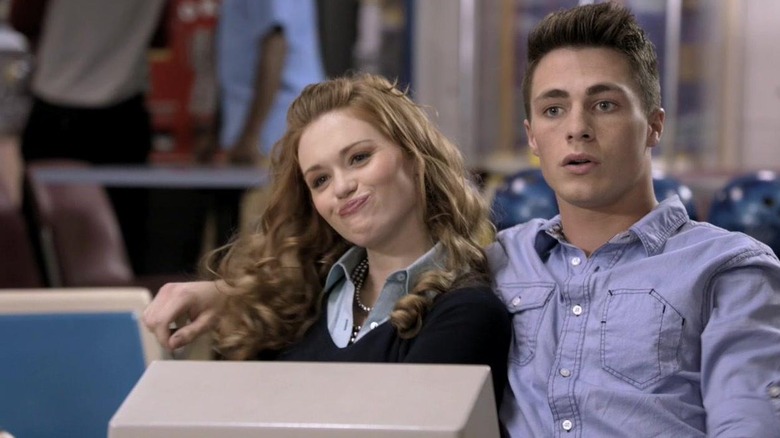 Lydia and Jackson at bowling alley