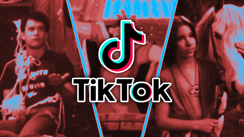 TikTok videos and logo
