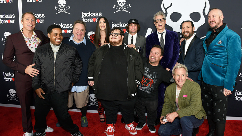 Jackass Forever cast at premiere