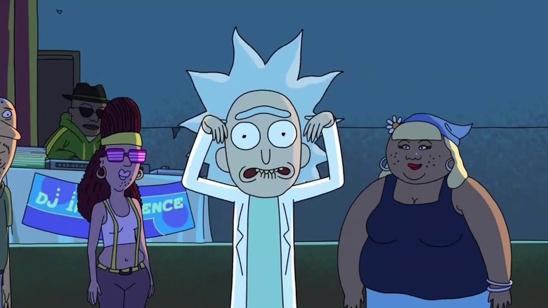 Tiny Rick dancing