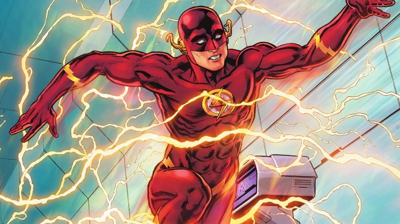 Wally West running on the cosmic treadmill