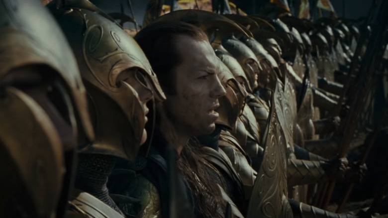 Elrond leads forces in the Last Alliance