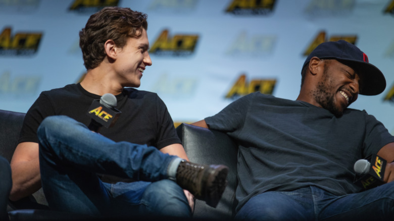 Anthony Mackie and Tom Holland