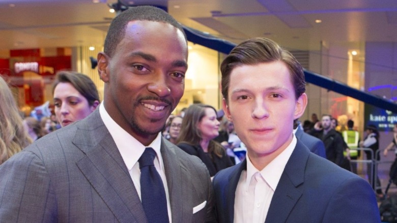 Anthony Mackie and Tom Holland