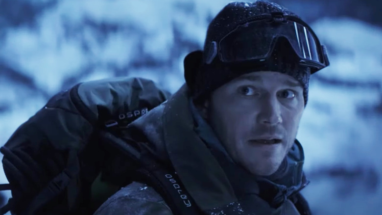 Chris Pratt The Tomorrow War snow suit