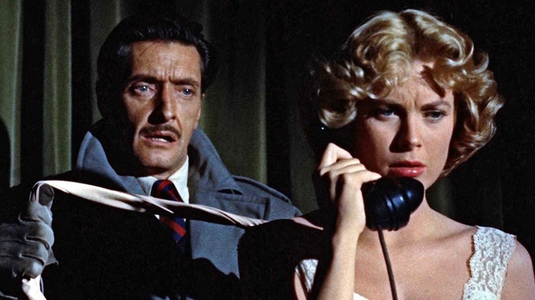 Grace Kelly answering phone concerned