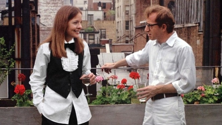 Keaton Allen outside smiling Annie Hall