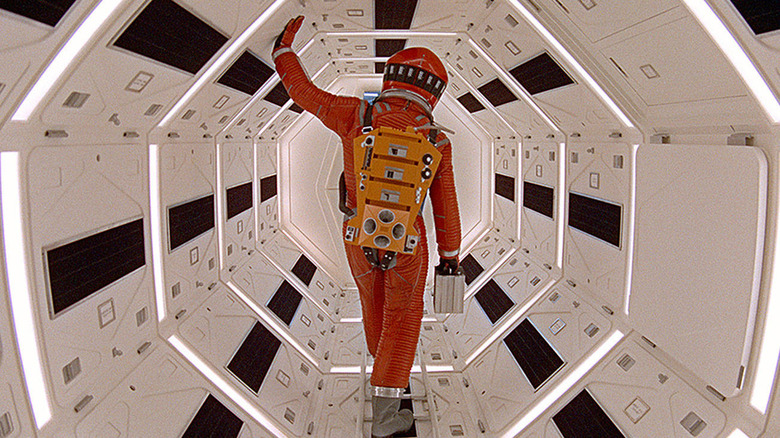 Astronaut in 2001 A Space Odyssey in tunnel