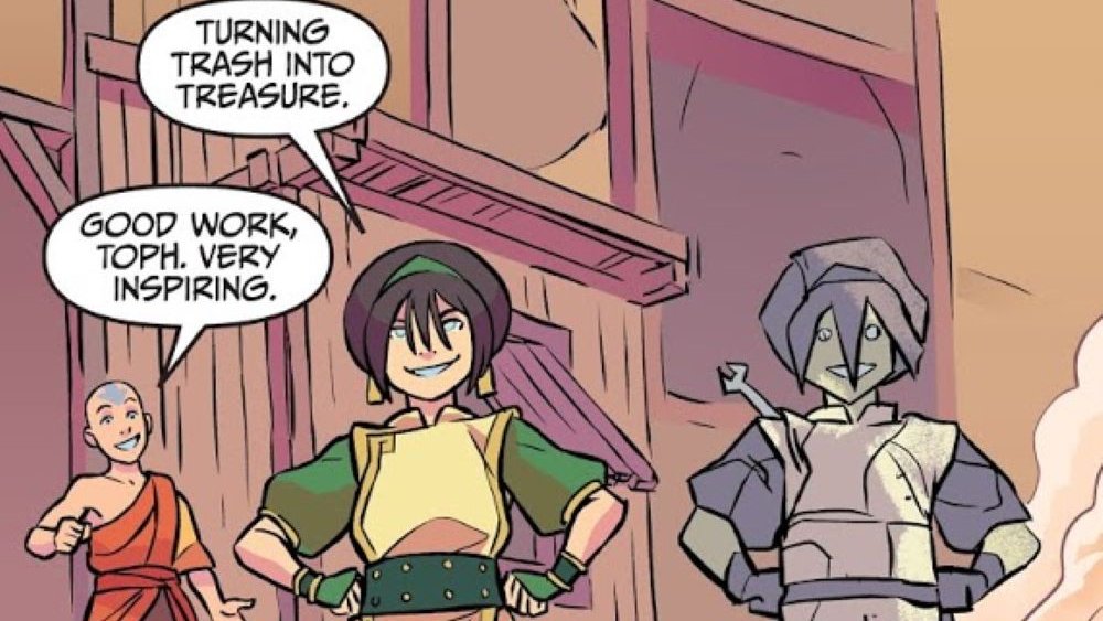 Aang and Toph in Avatar: The Last Airbender--Imbalance