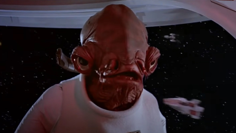 Ackbar identifying the existence of a trap