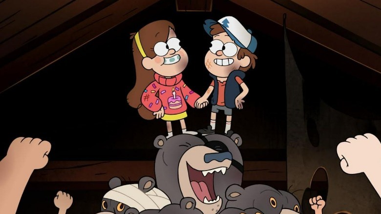 Dipper and Mabel Pines smiling