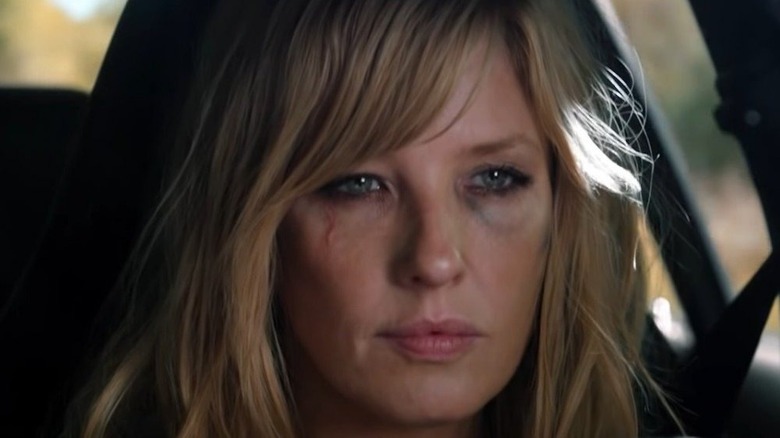 Beth Dutton looking angry