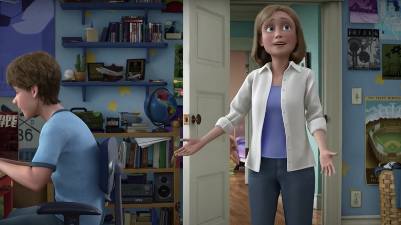 Andy and his mom in Toy Story 3