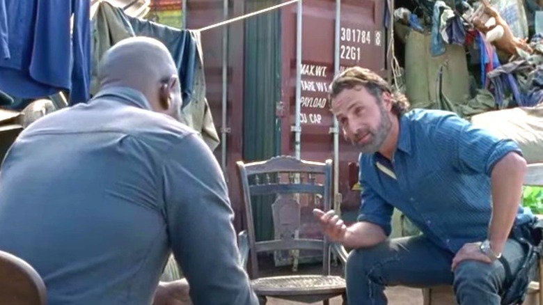 Rick talks to Morgan