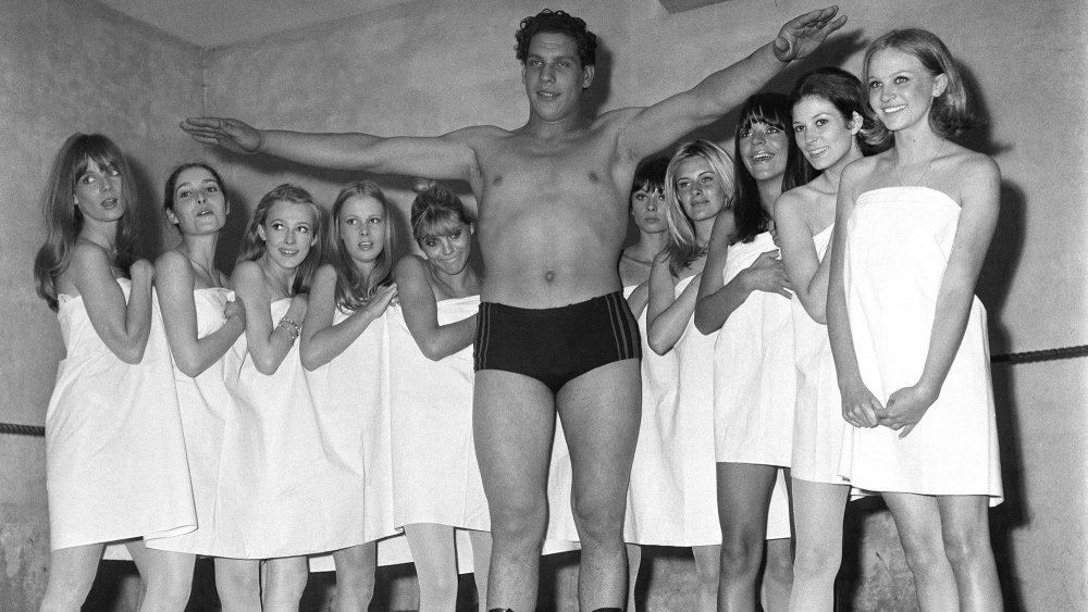 Andre the Giant training