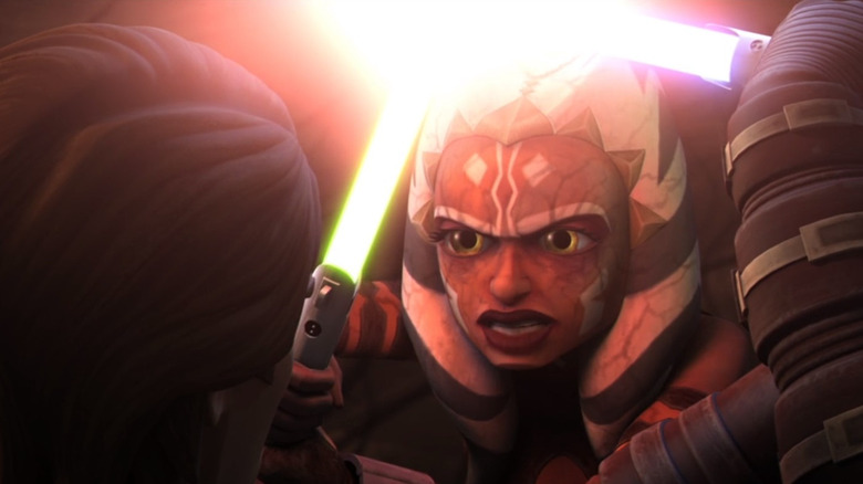 Evil Ahsoka battles Anakin